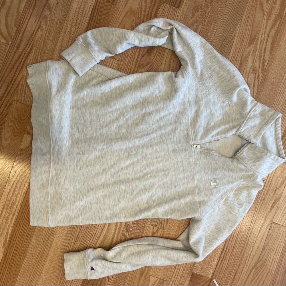 champion half zip up